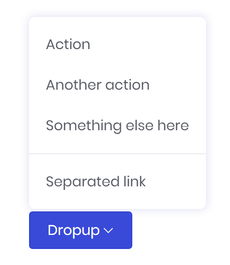 Dropup Button